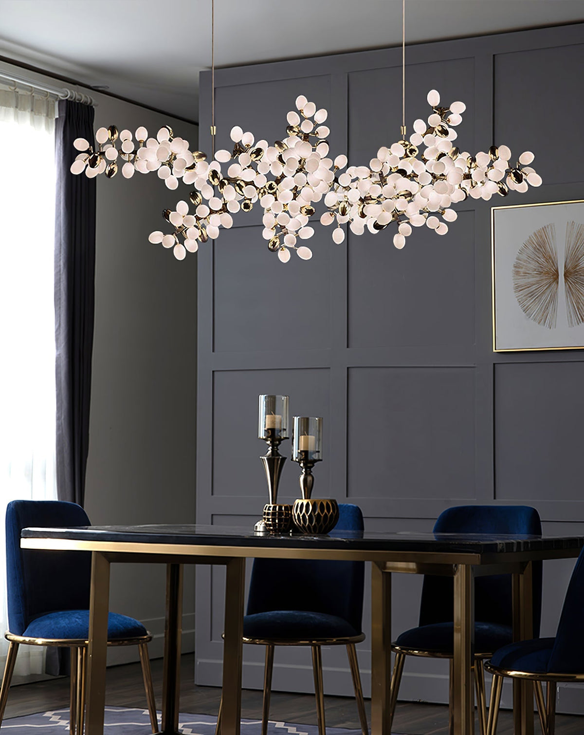 Aldo Elegant Kronleuchter aus Glas