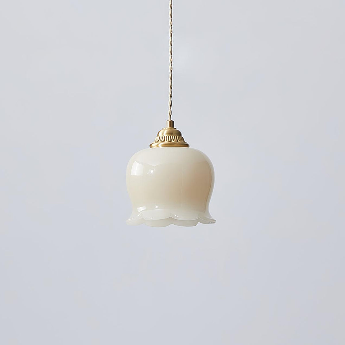Veloza Pendelleuchte aus Messing und Kunstharz im Glam-Stil