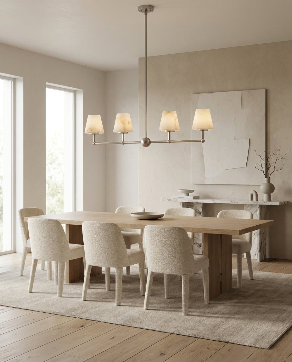 Eastvale9 Alabaster-Kronleuchter