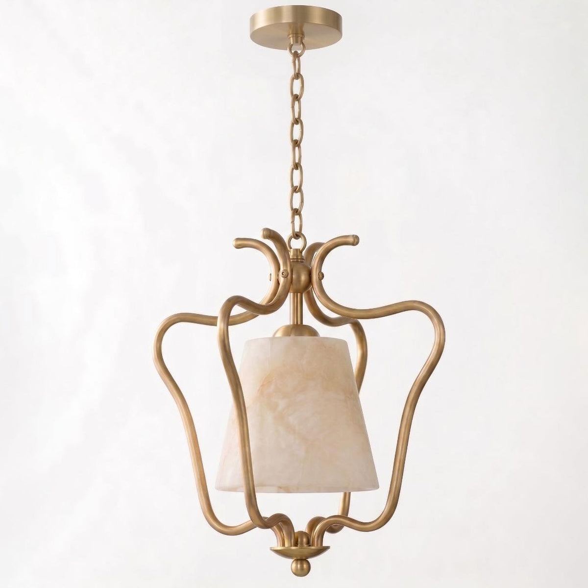 Ashenford Alabaster-Pendelleuchte