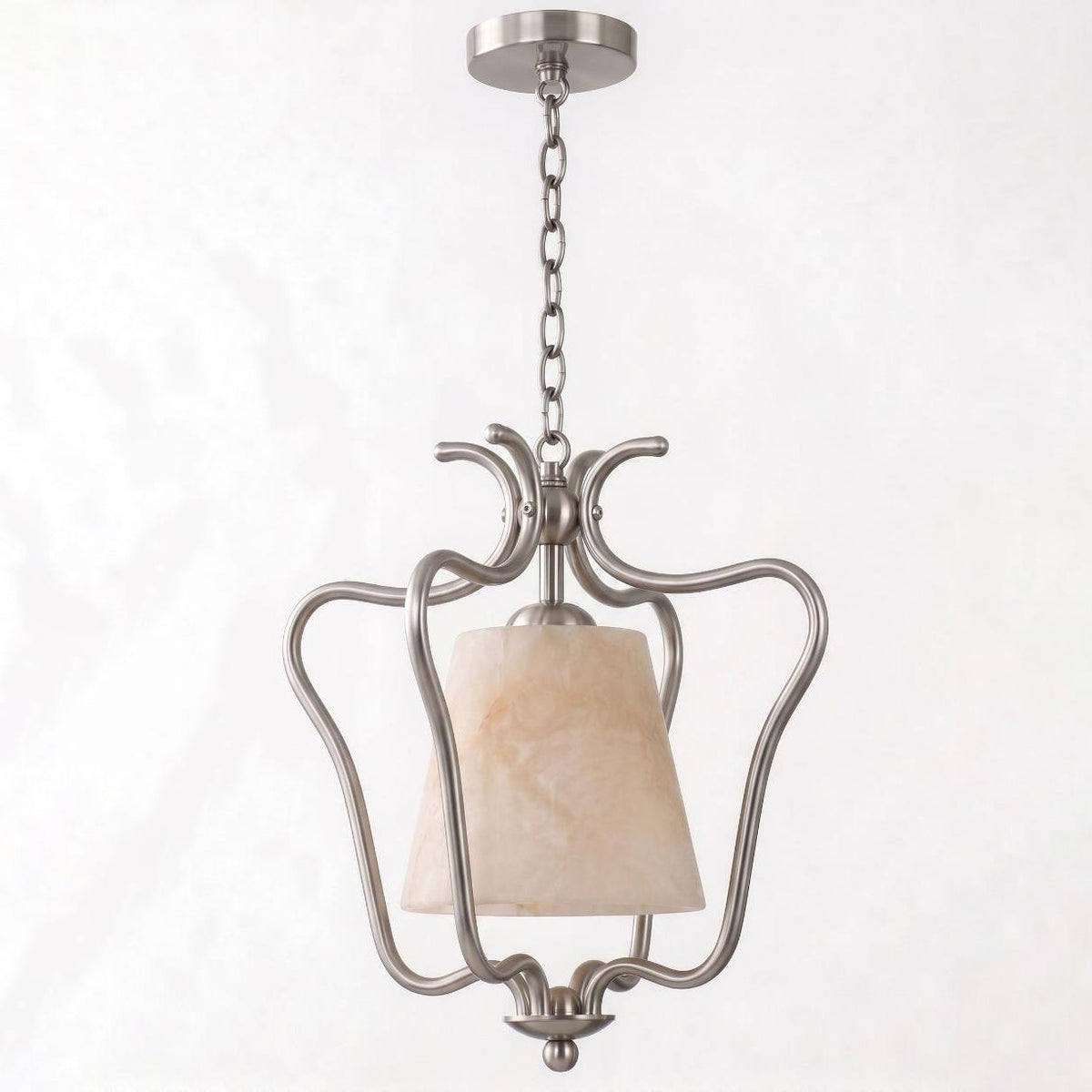 Ashenford Alabaster-Pendelleuchte