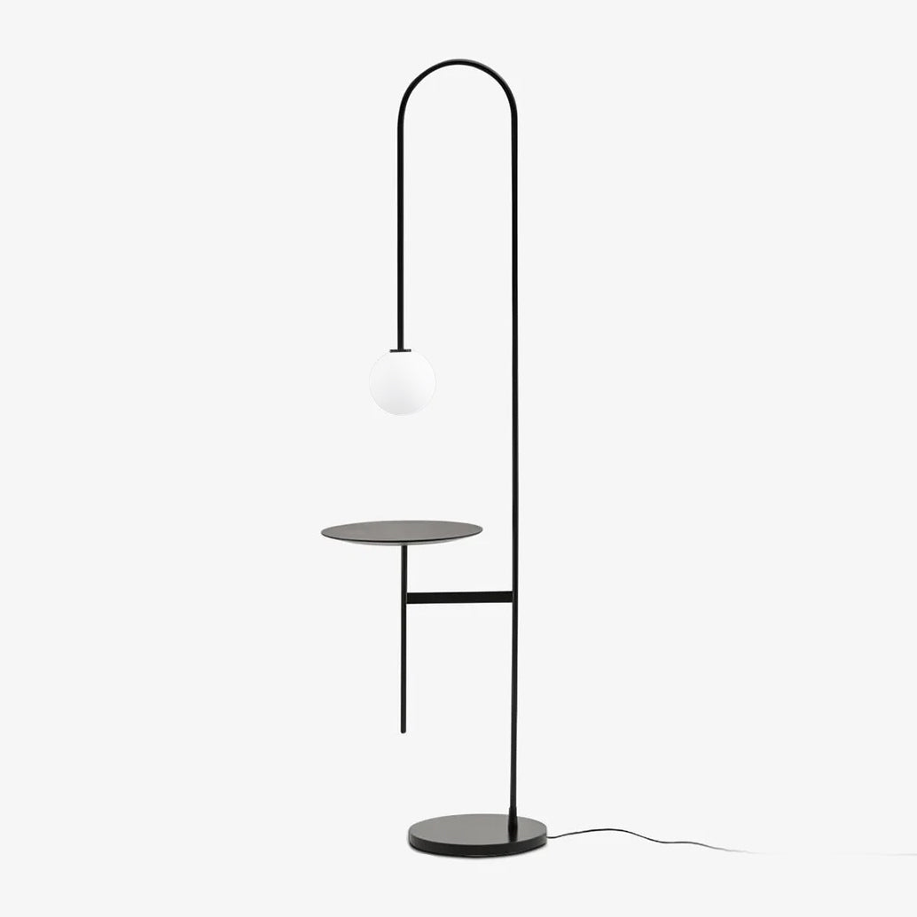 Celonce Stehleuchte aus Glas im minimalistischen Stil
