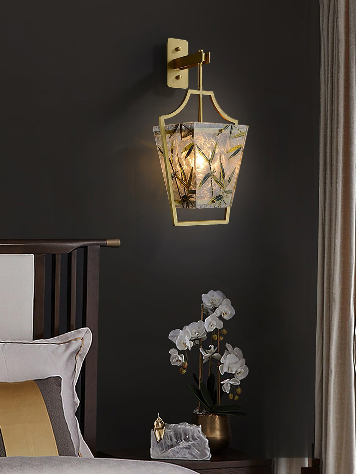 Zenith elegante Messing-Wandleuchte