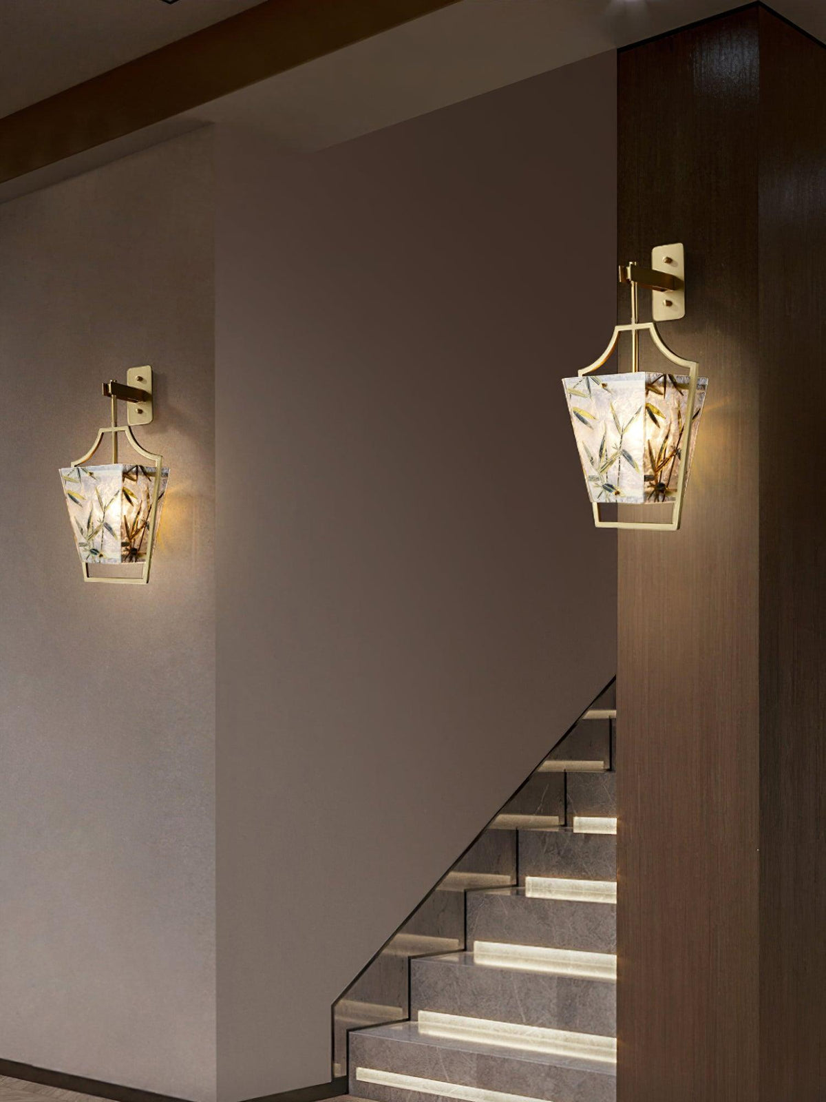 Zenith elegante Messing-Wandleuchte
