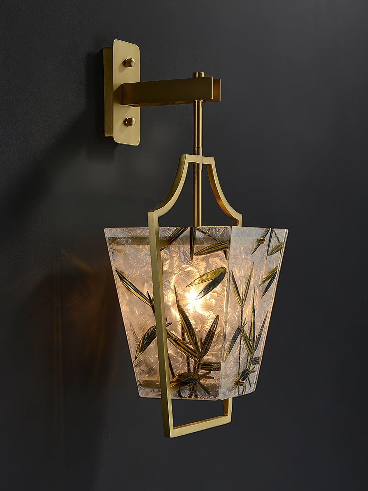 Zenith elegante Messing-Wandleuchte