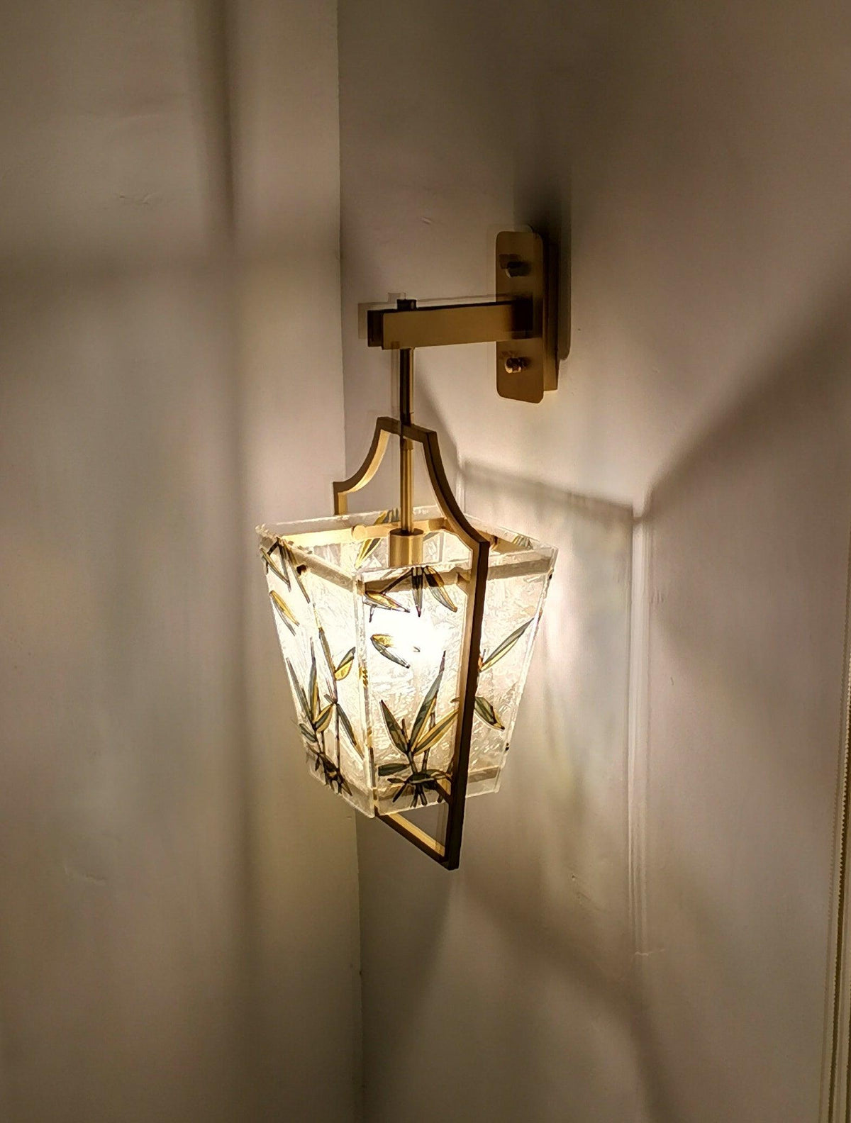 Zenith elegante Messing-Wandleuchte