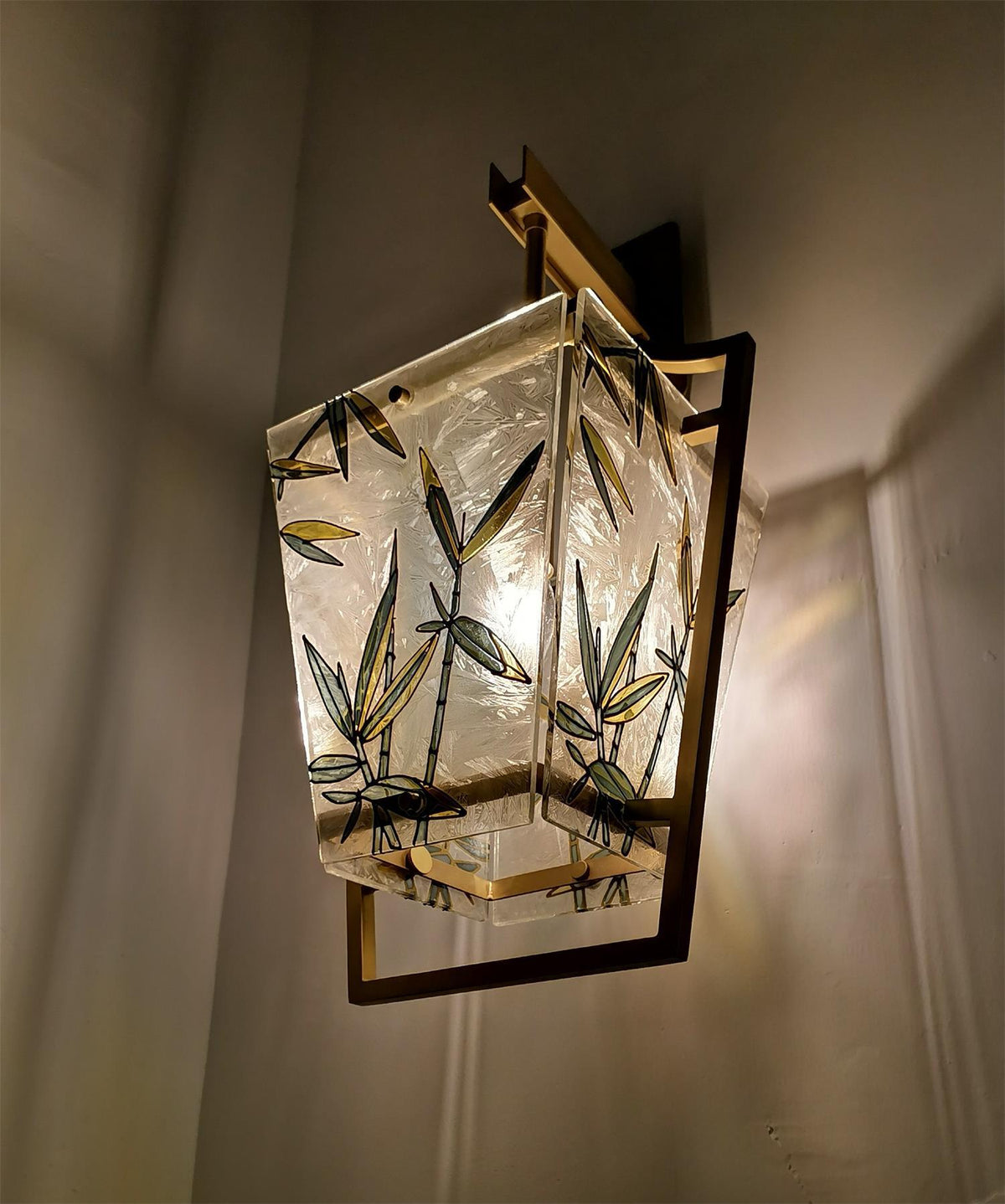 Zenith elegante Messing-Wandleuchte