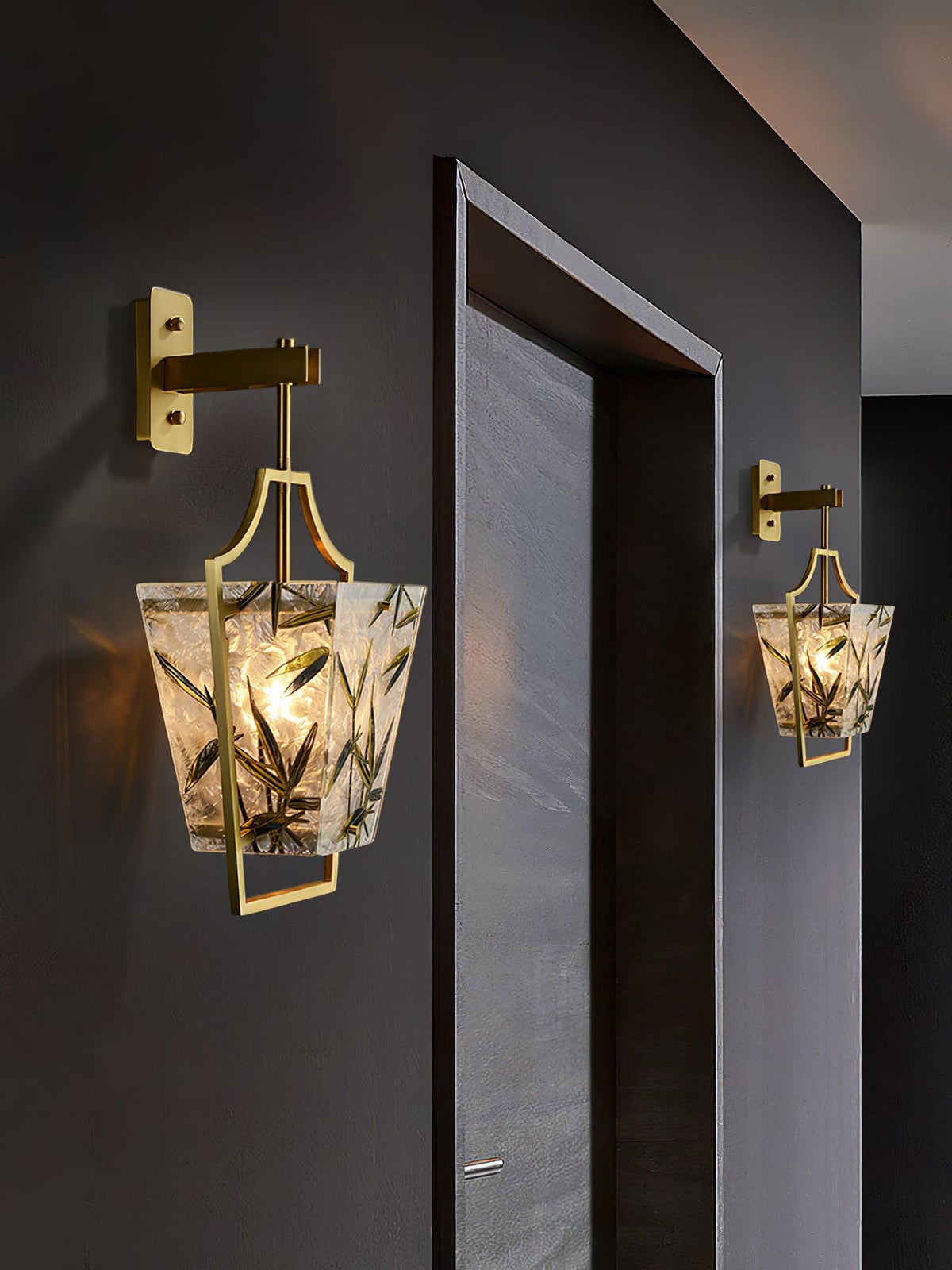 Zenith elegante Messing-Wandleuchte