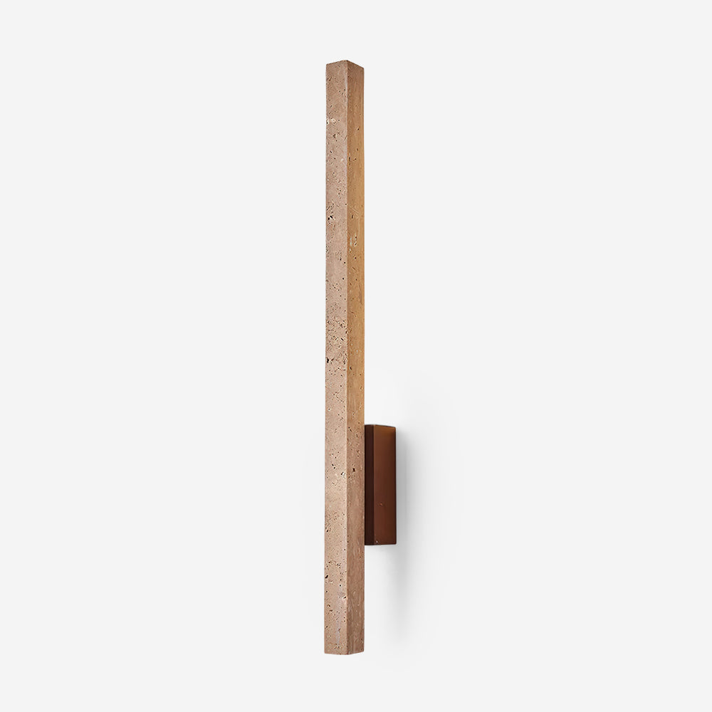 Corvella Wandleuchte Slim Linear Travertin Minimalistisch