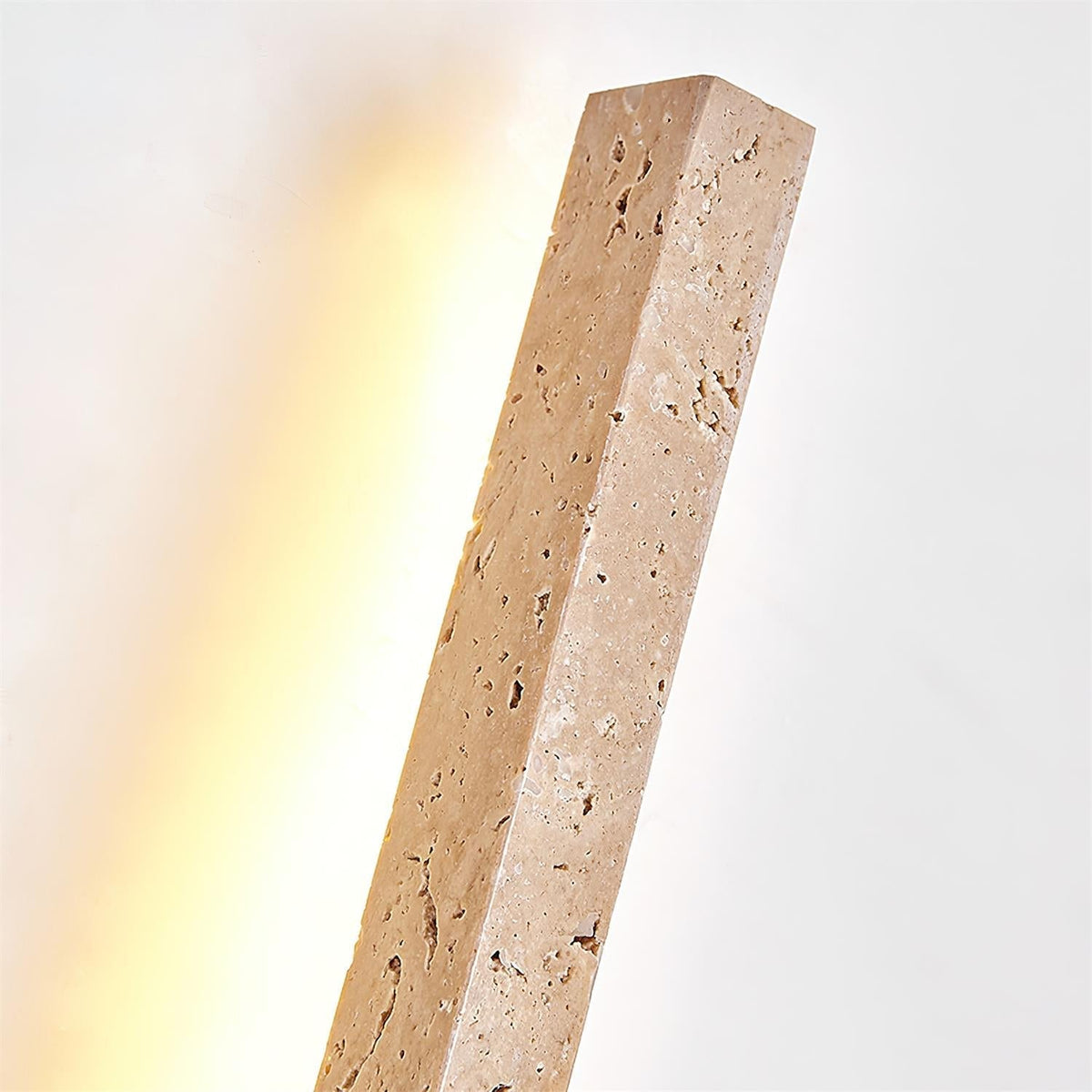 Corvella Wandleuchte Slim Linear Travertin Minimalistisch