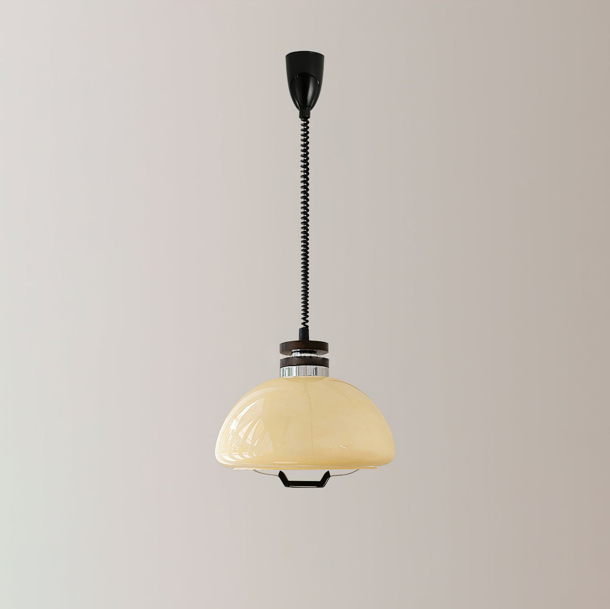 Avvinel skandinavisch Art Pudding Pendelleuchte aus Holz