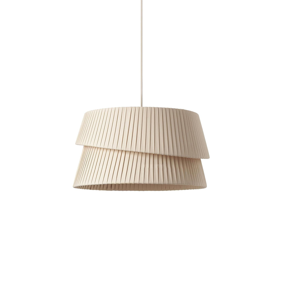 Ilira PremiumElegance Twist Pendelleuchte aus Stoff