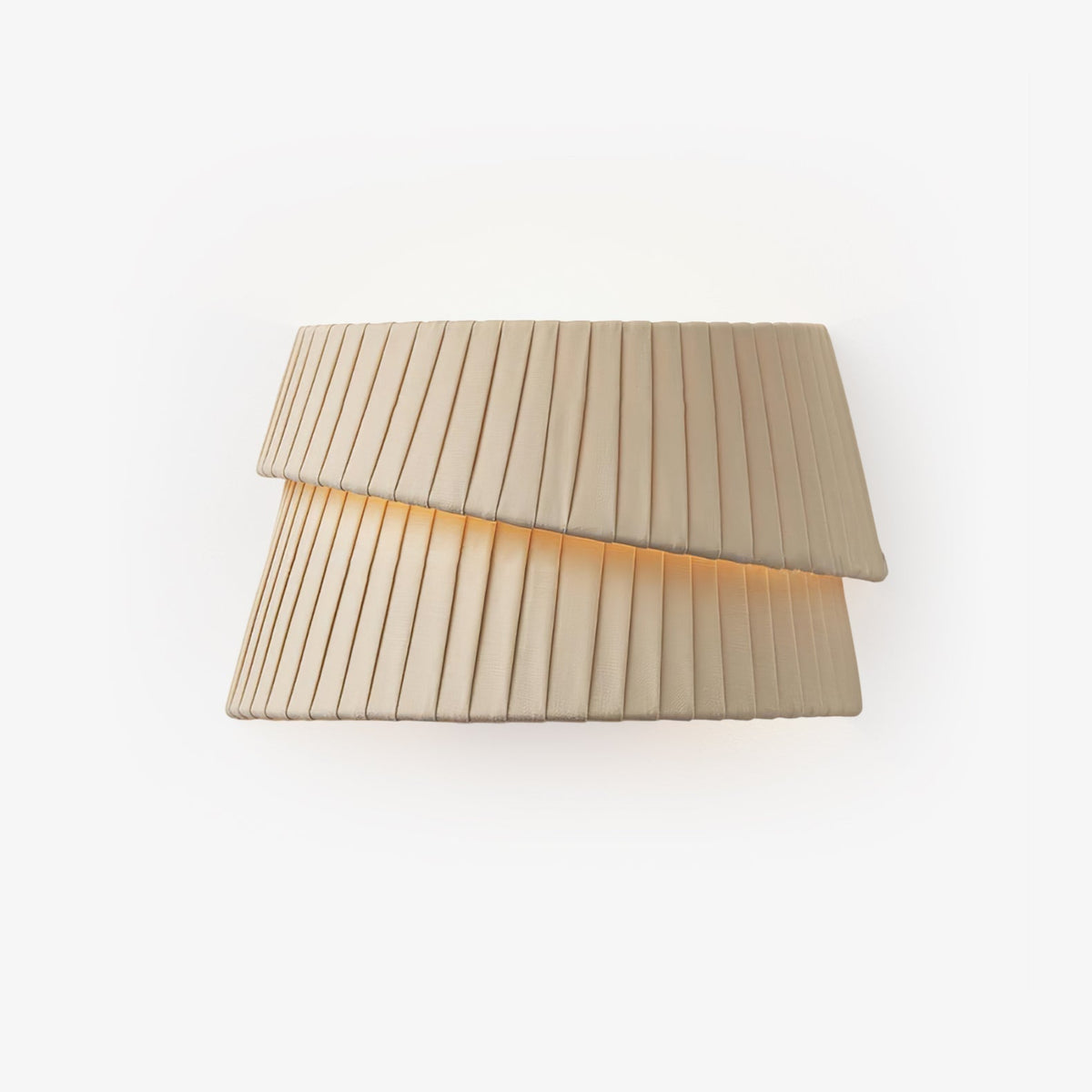 Cevelarae Premium skandinavische Kunst-Twist-Stoff-Wandleuchte