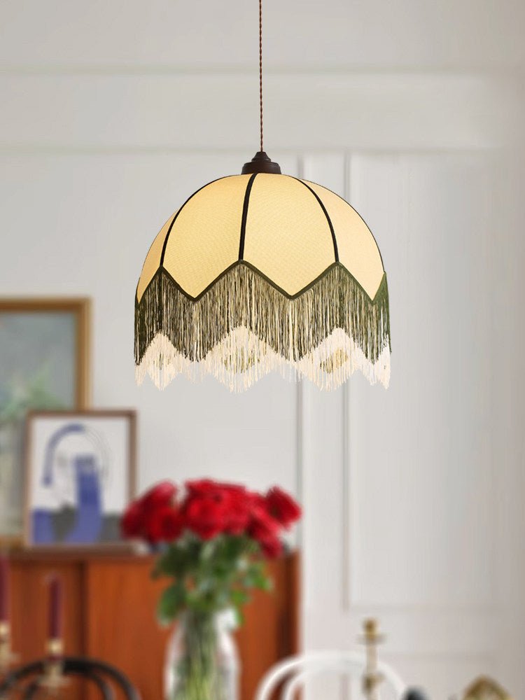 Liorenne Fringe Dome Pendelleuchte