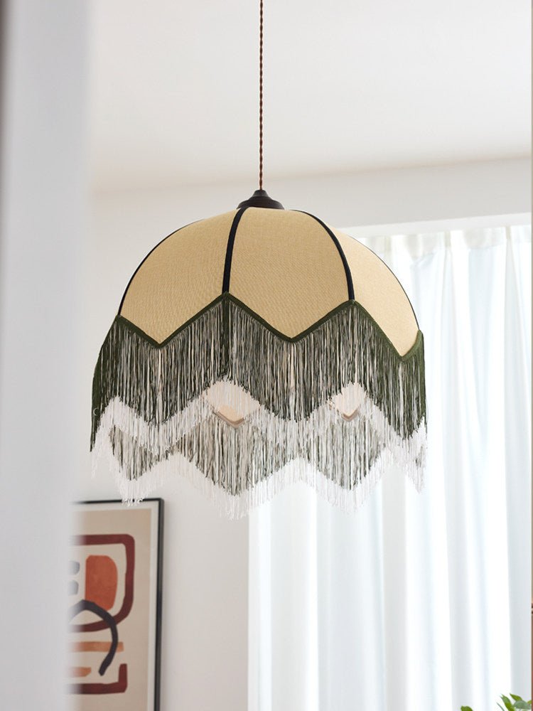 Liorenne Fringe Dome Pendelleuchte