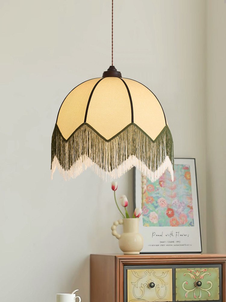 Liorenne Fringe Dome Pendelleuchte