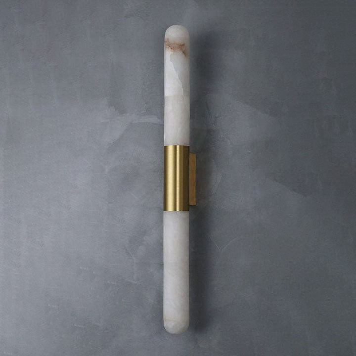 Eireaya Line Alabaster-Röhren-Wandleuchte