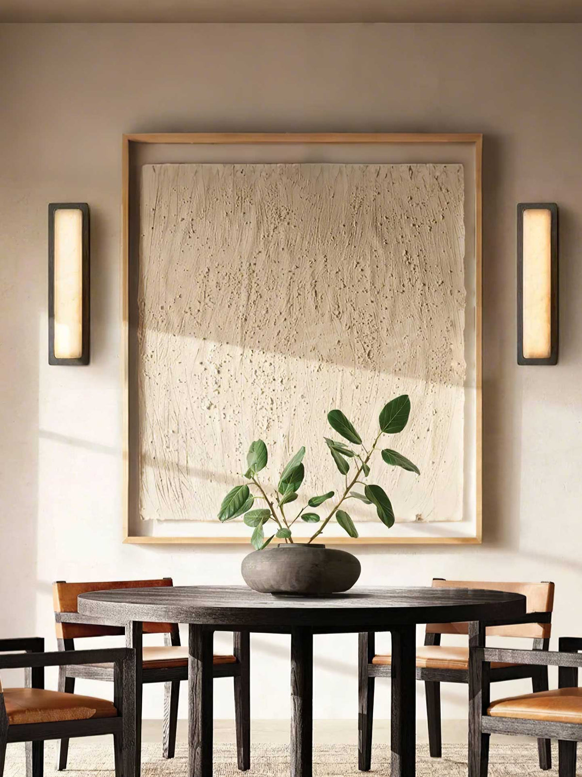 Karix Linear Alabaster Wandleuchte