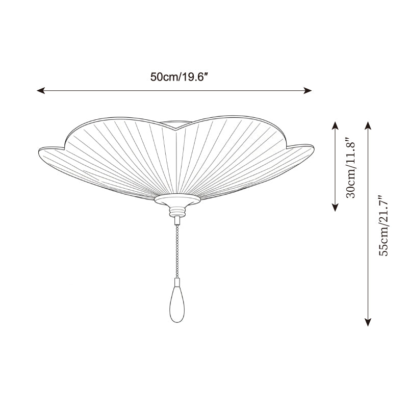 Rivivise Deckenleuchte Blatt