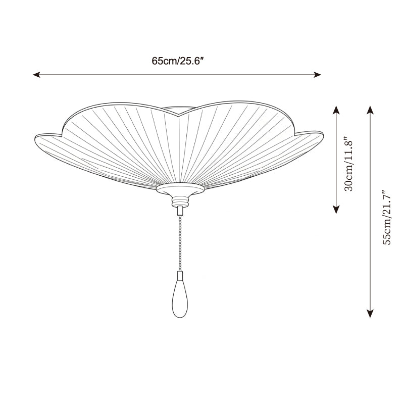 Rivivise Deckenleuchte Blatt