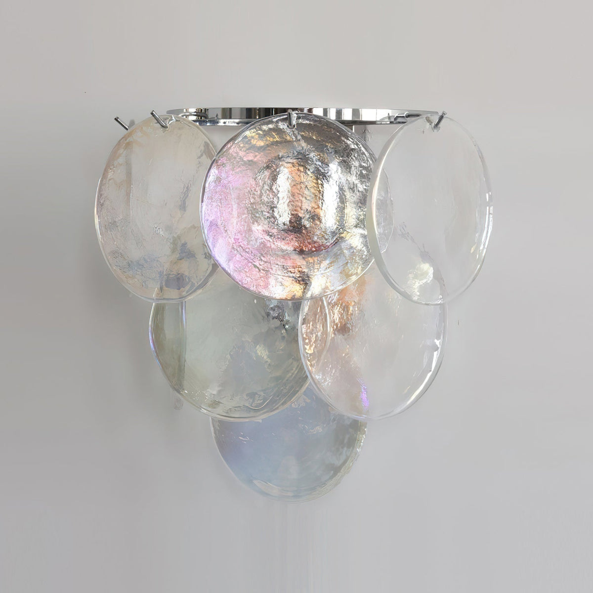 Elisa Wandleuchte aus mehrfarbigem Kunstglas