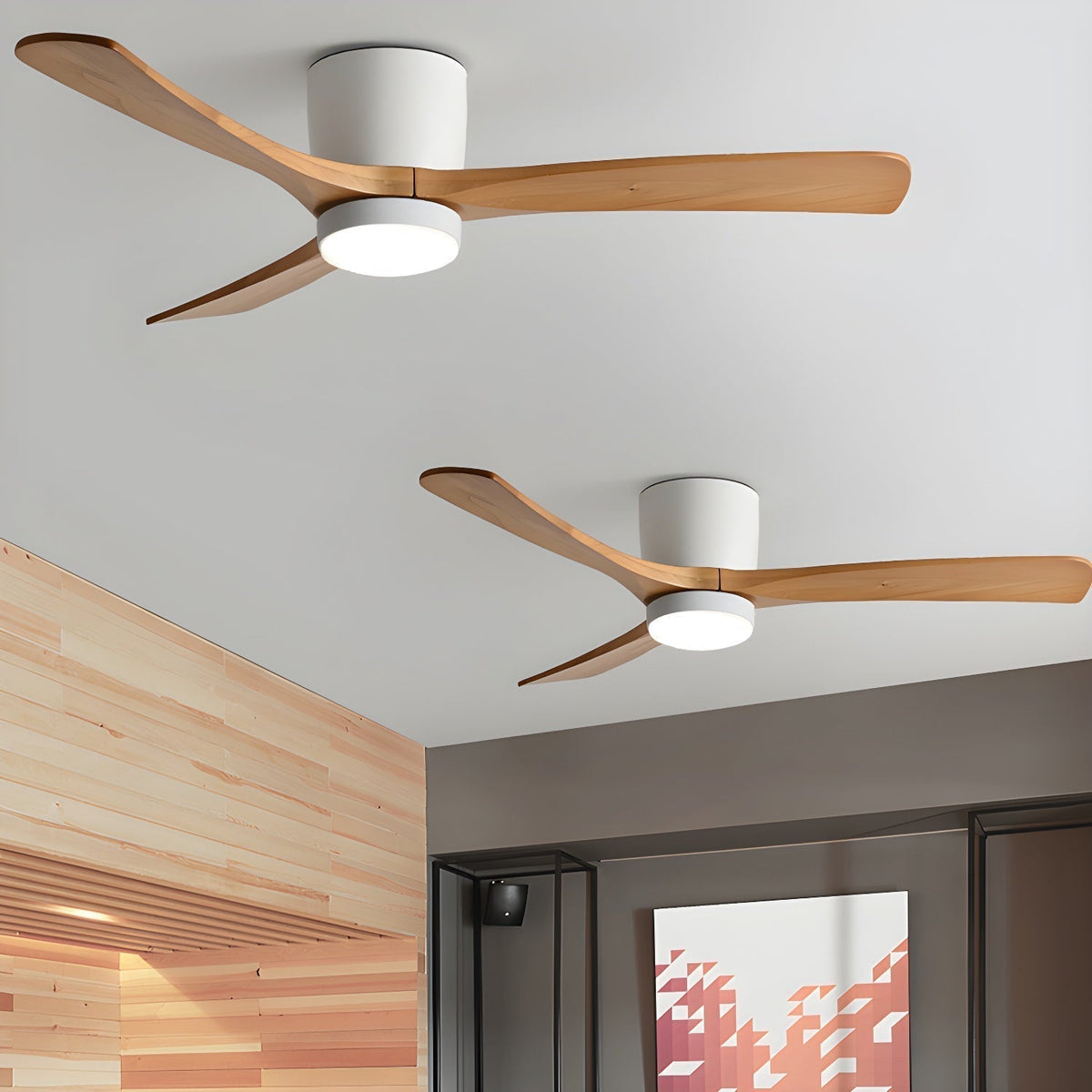 Miroise Deckenventilator mit Beleuchtung