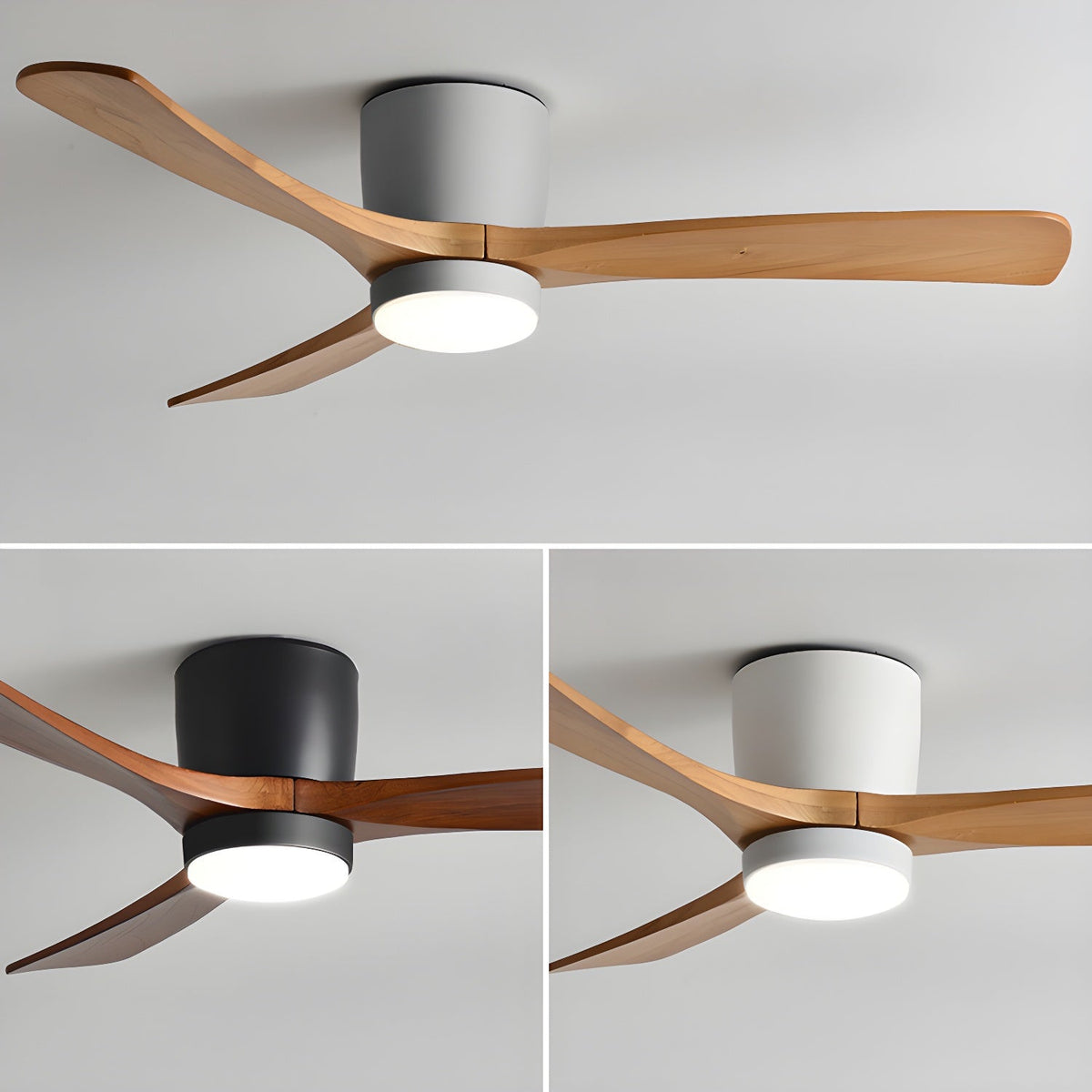 Miroise Deckenventilator mit Beleuchtung