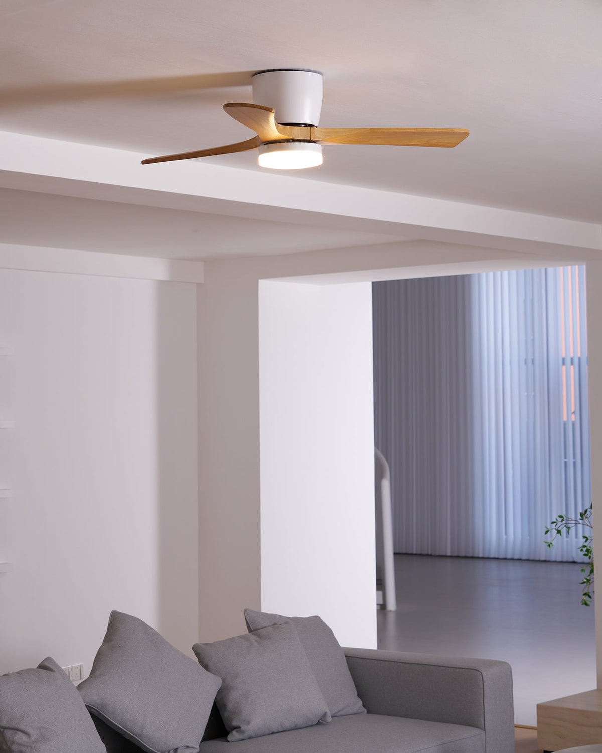 Miroise Deckenventilator mit Beleuchtung