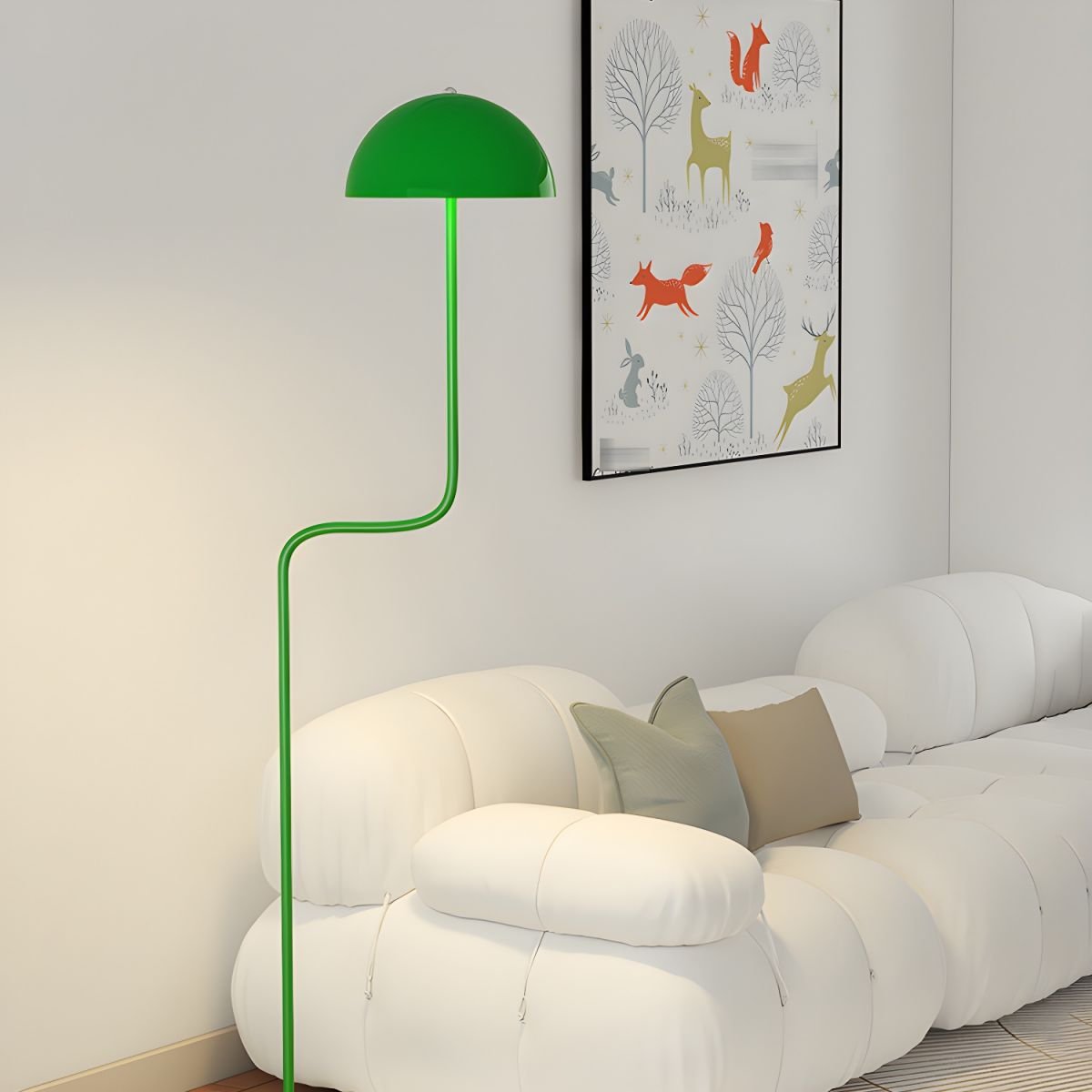 Narain Stehleuchte aus Glas im minimalistischen Stil