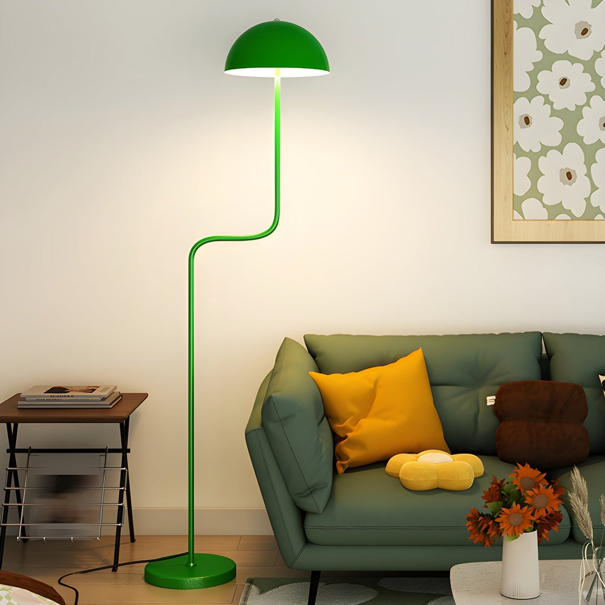Narain Stehleuchte aus Glas im minimalistischen Stil