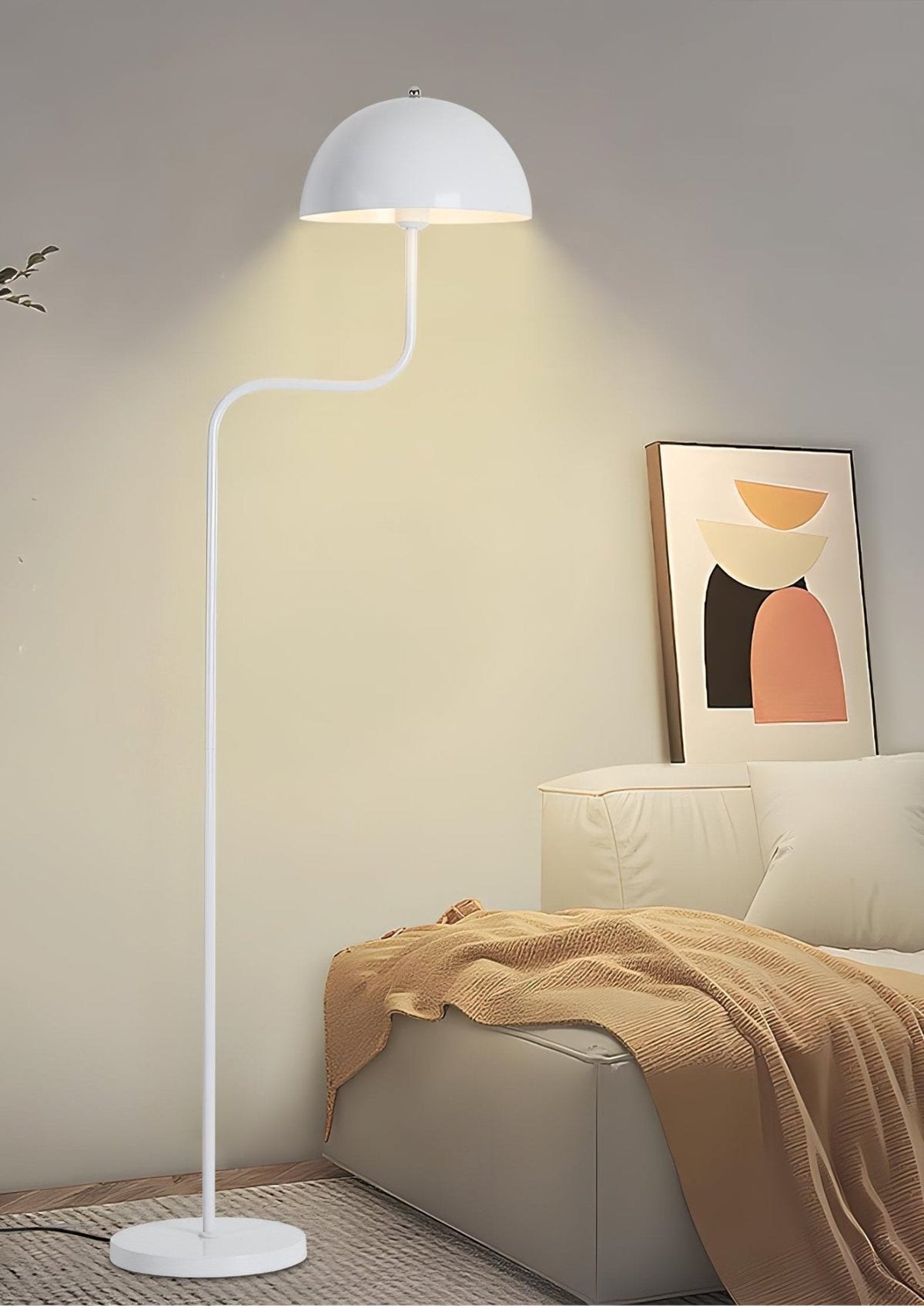 Narain Stehleuchte aus Glas im minimalistischen Stil