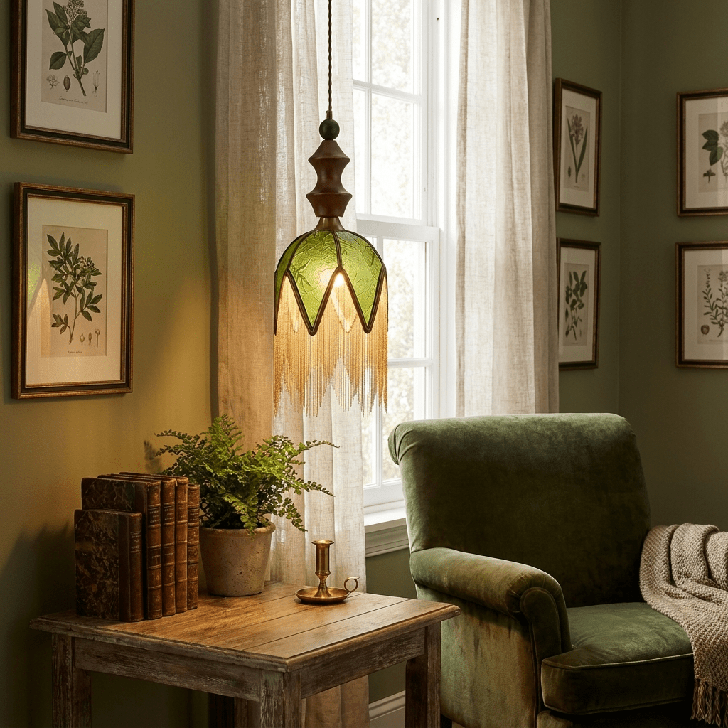 Melisande Verdant Tassel Pendelleuchte