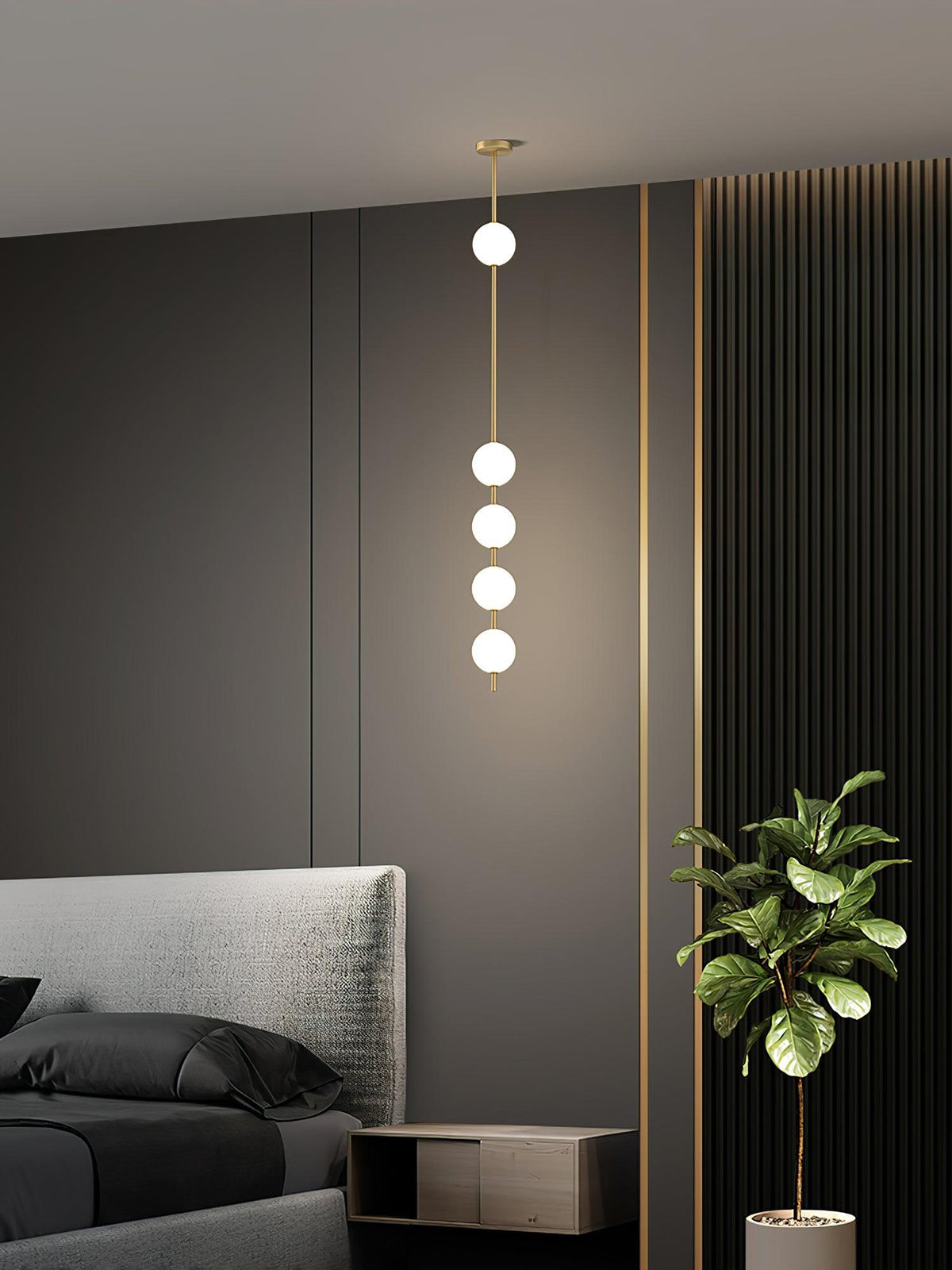 Valem moderne Pendelleuchte aus Messing