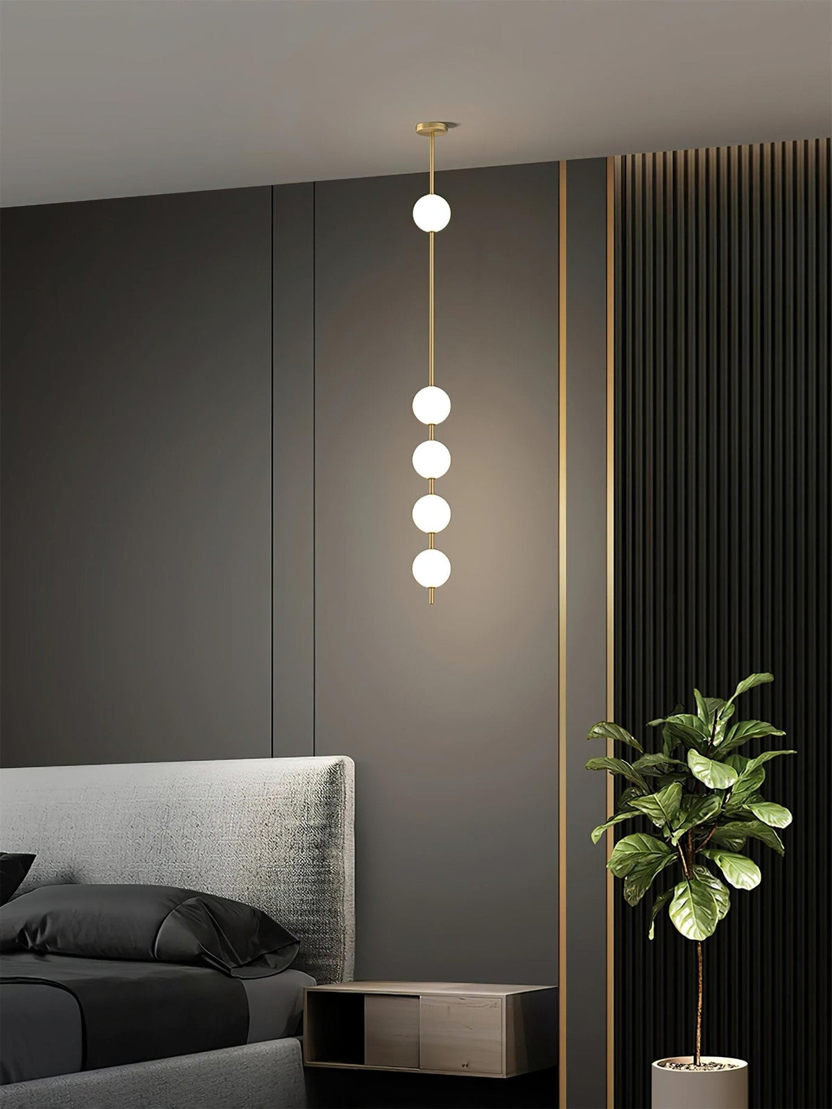 Valem moderne Pendelleuchte aus Messing
