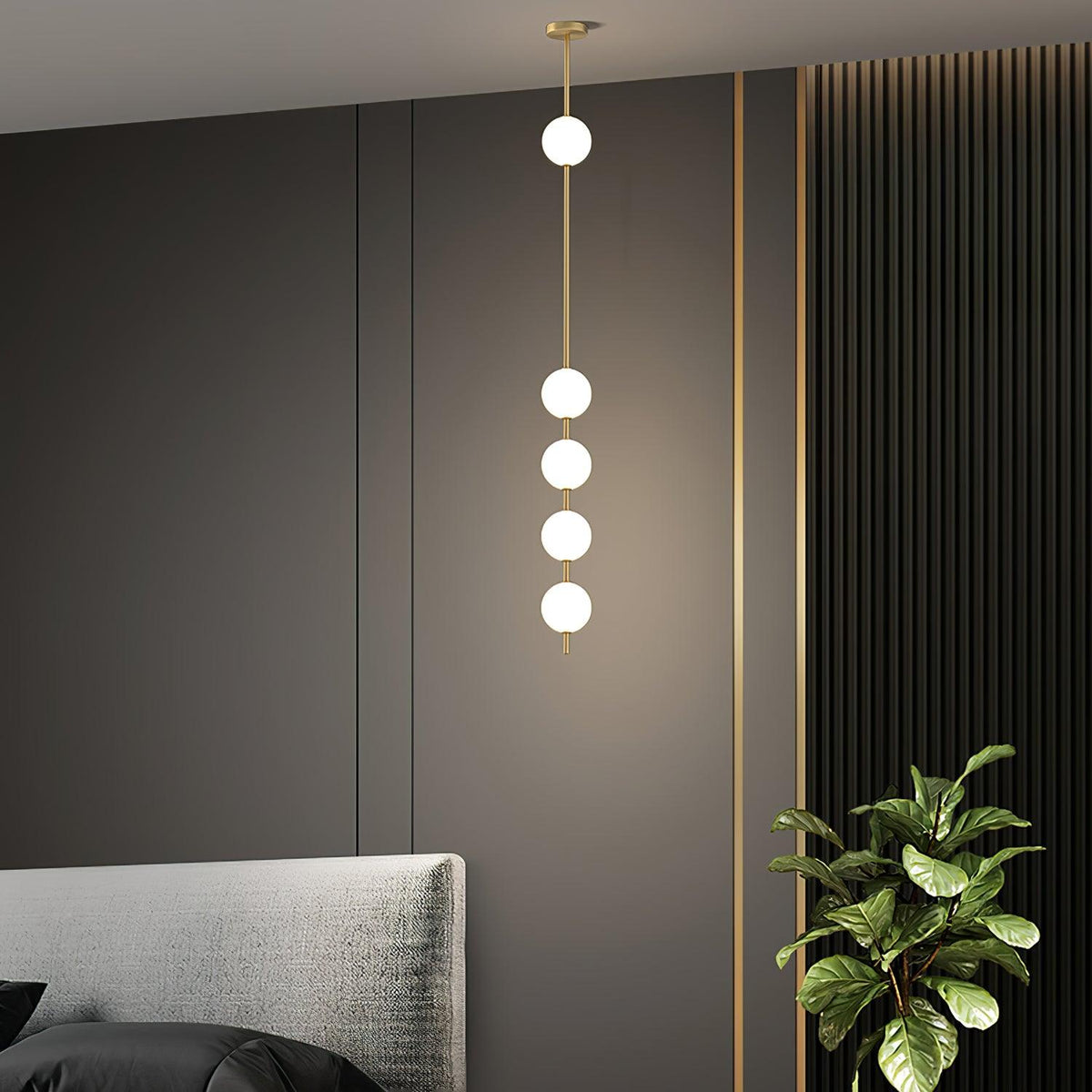 Valem moderne Pendelleuchte aus Messing