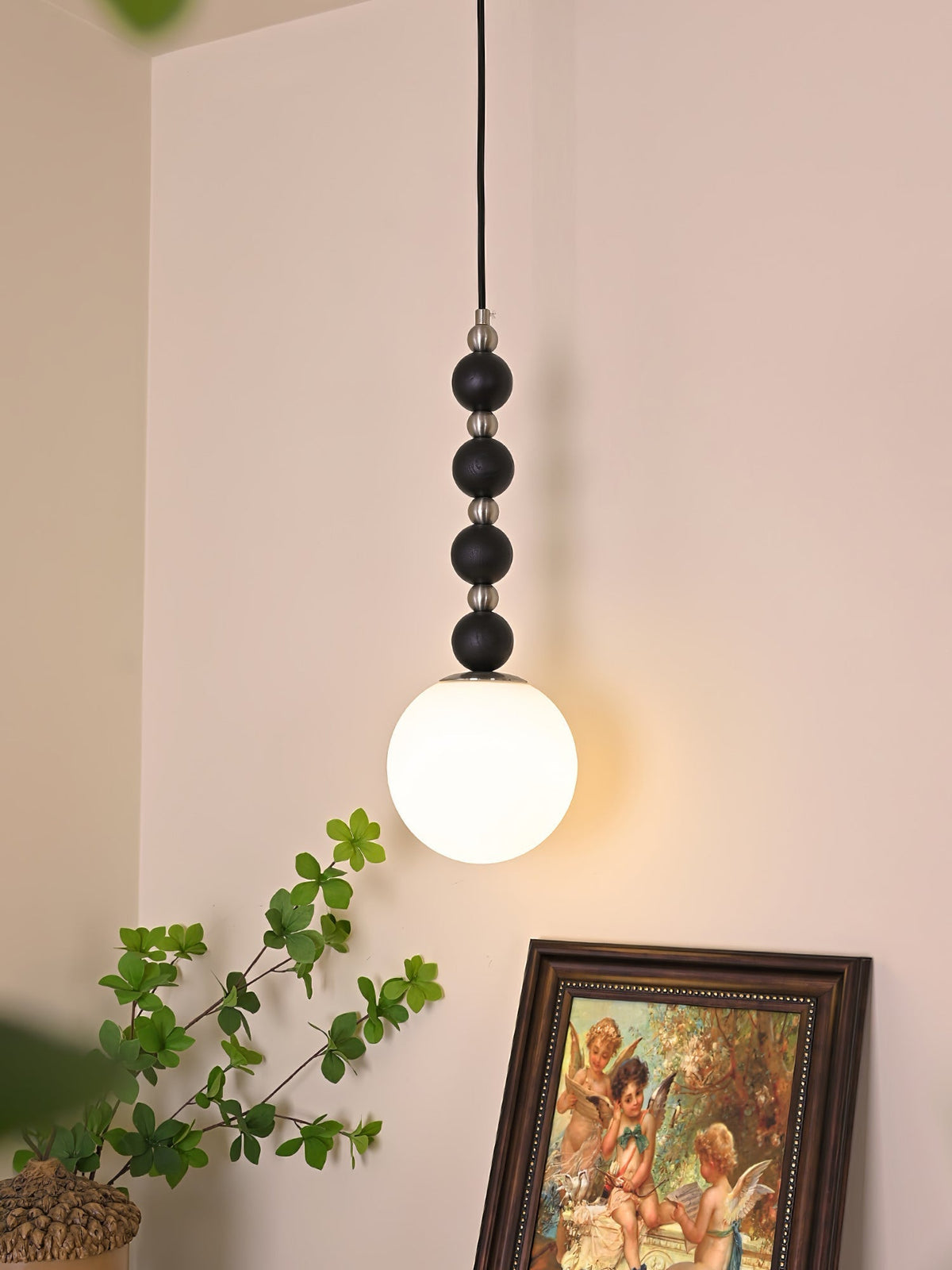 Golie Minimalistische Pendelleuchte aus Holz