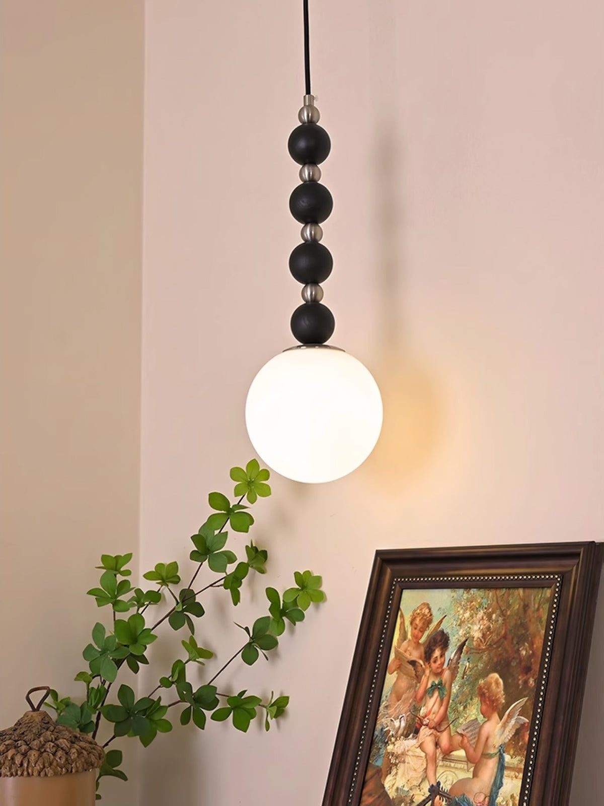 Golie Minimalistische Pendelleuchte aus Holz