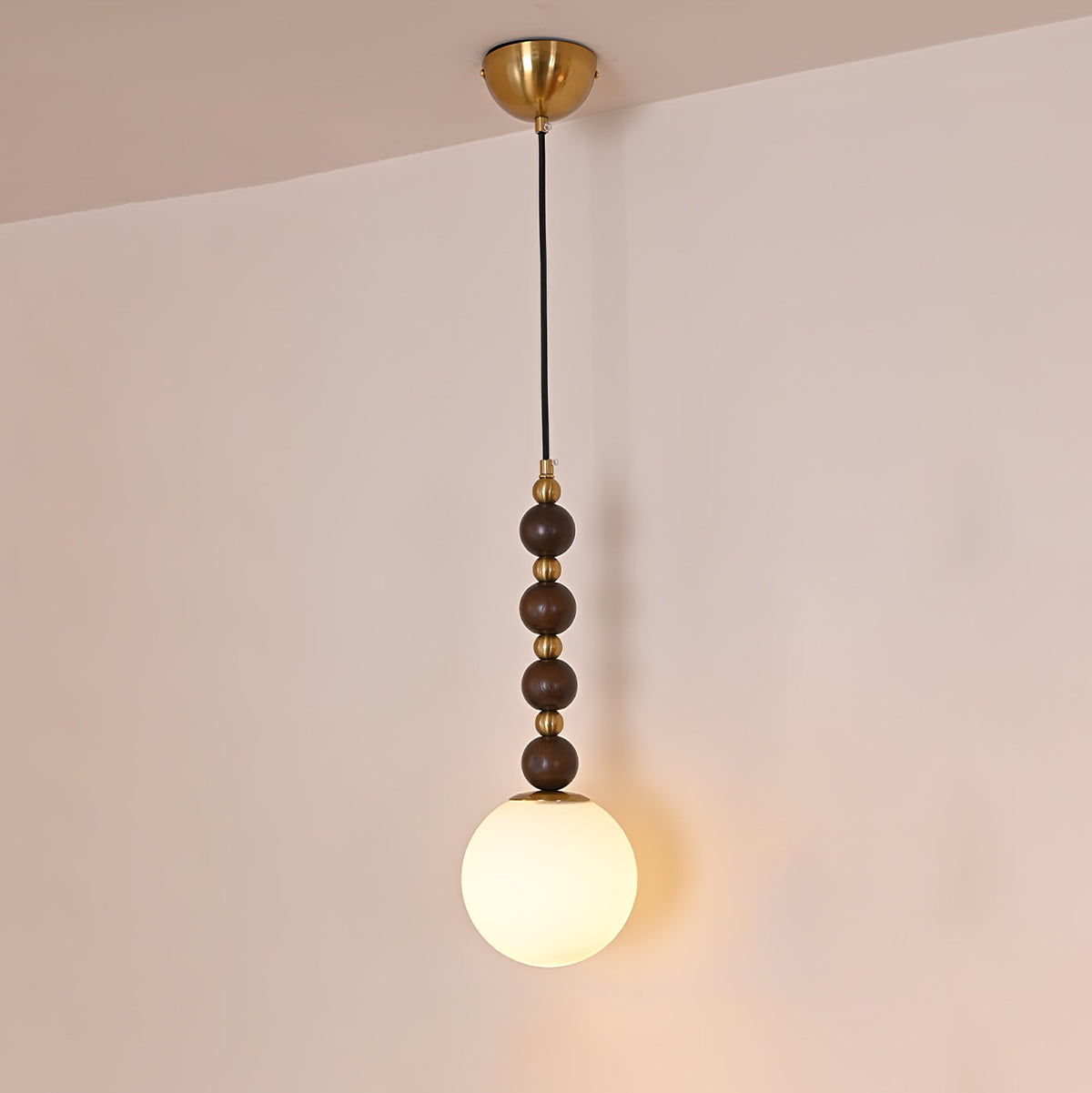 Golie Minimalistische Pendelleuchte aus Holz