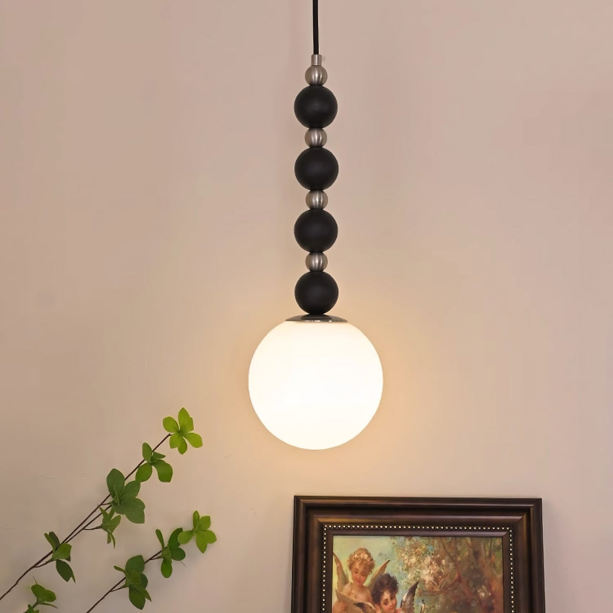 Golie Minimalistische Pendelleuchte aus Holz