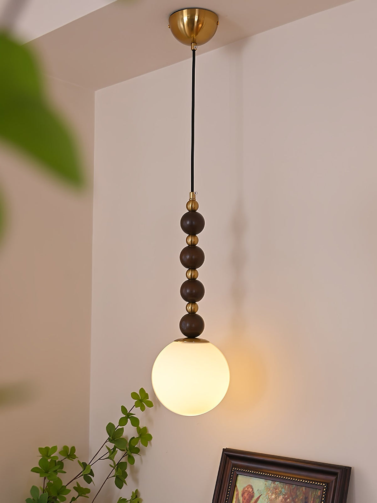 Golie Minimalistische Pendelleuchte aus Holz