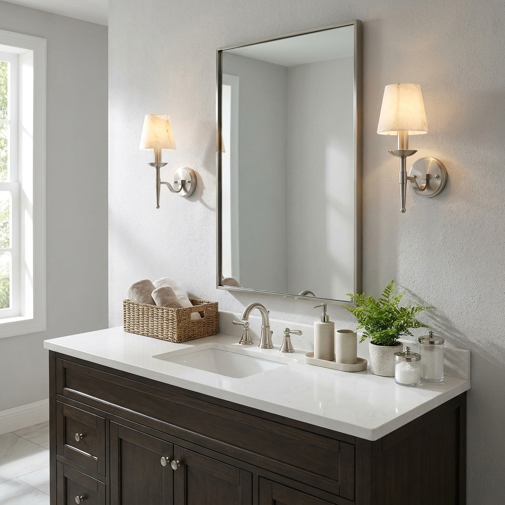 Iverstone Alabaster-Wandleuchte