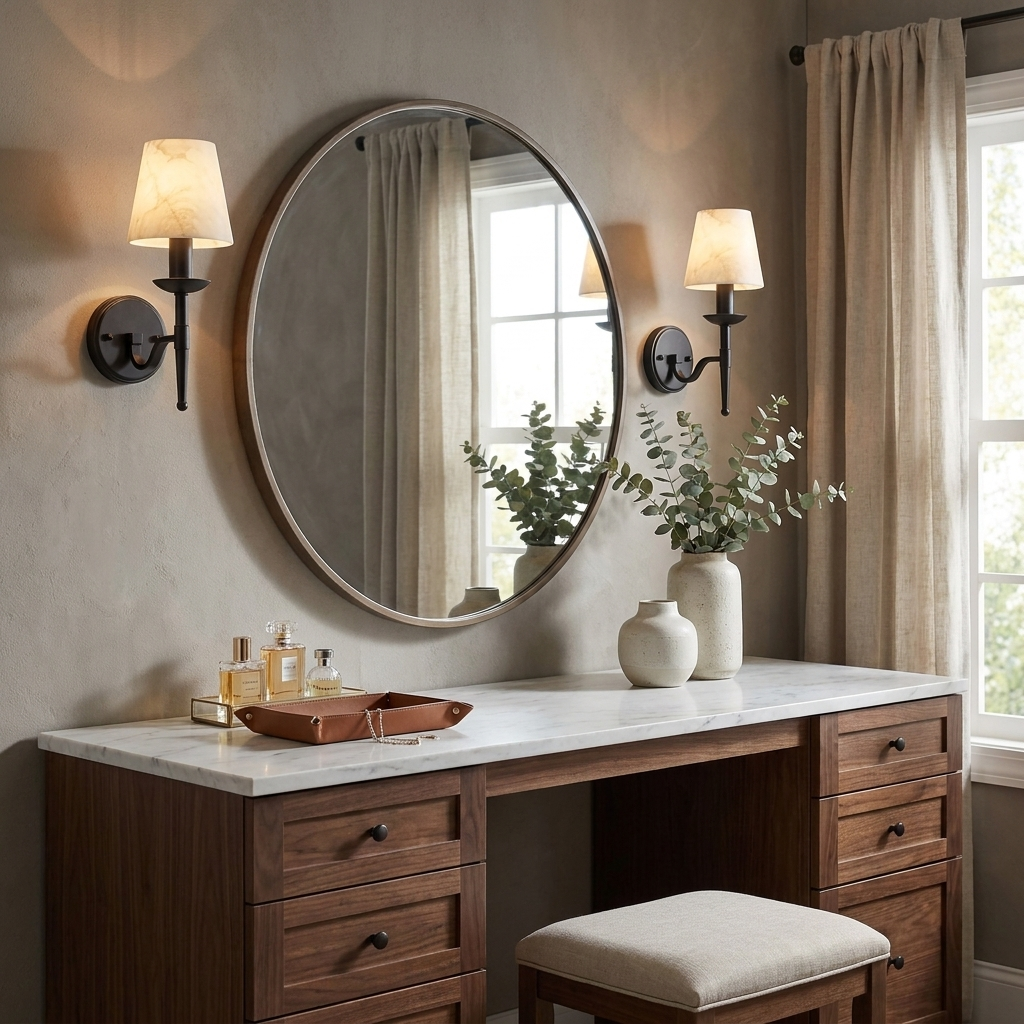 Iverstone Alabaster-Wandleuchte