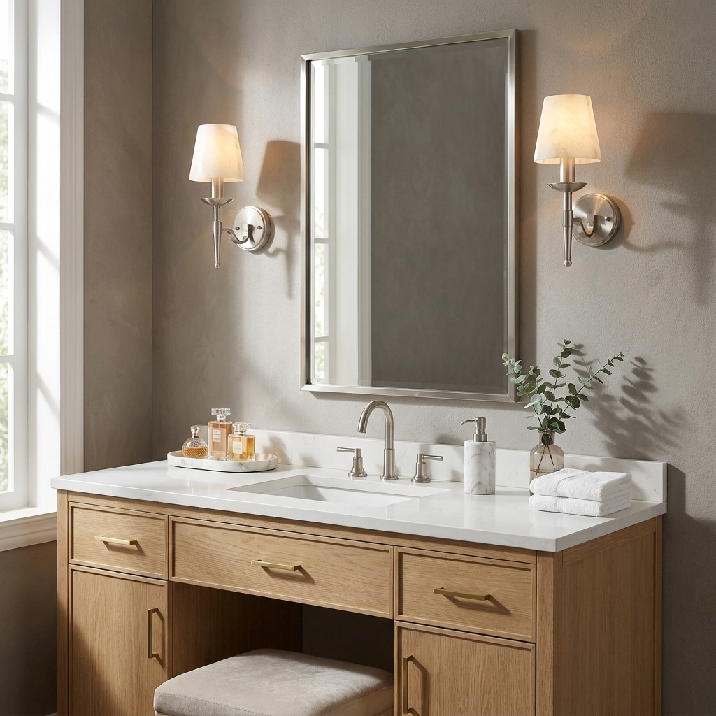 Iverstone Alabaster-Wandleuchte