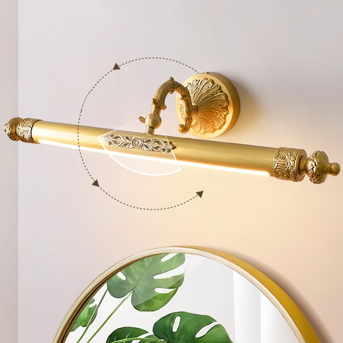 Cloren Premium zeitgenössische Kunst-Wandleuchte aus Messing