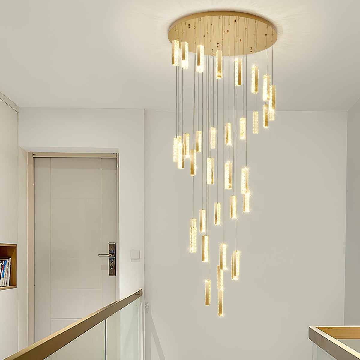 Sorenaria Kronleuchter Villa Forci Pendelleuchte Silber modern