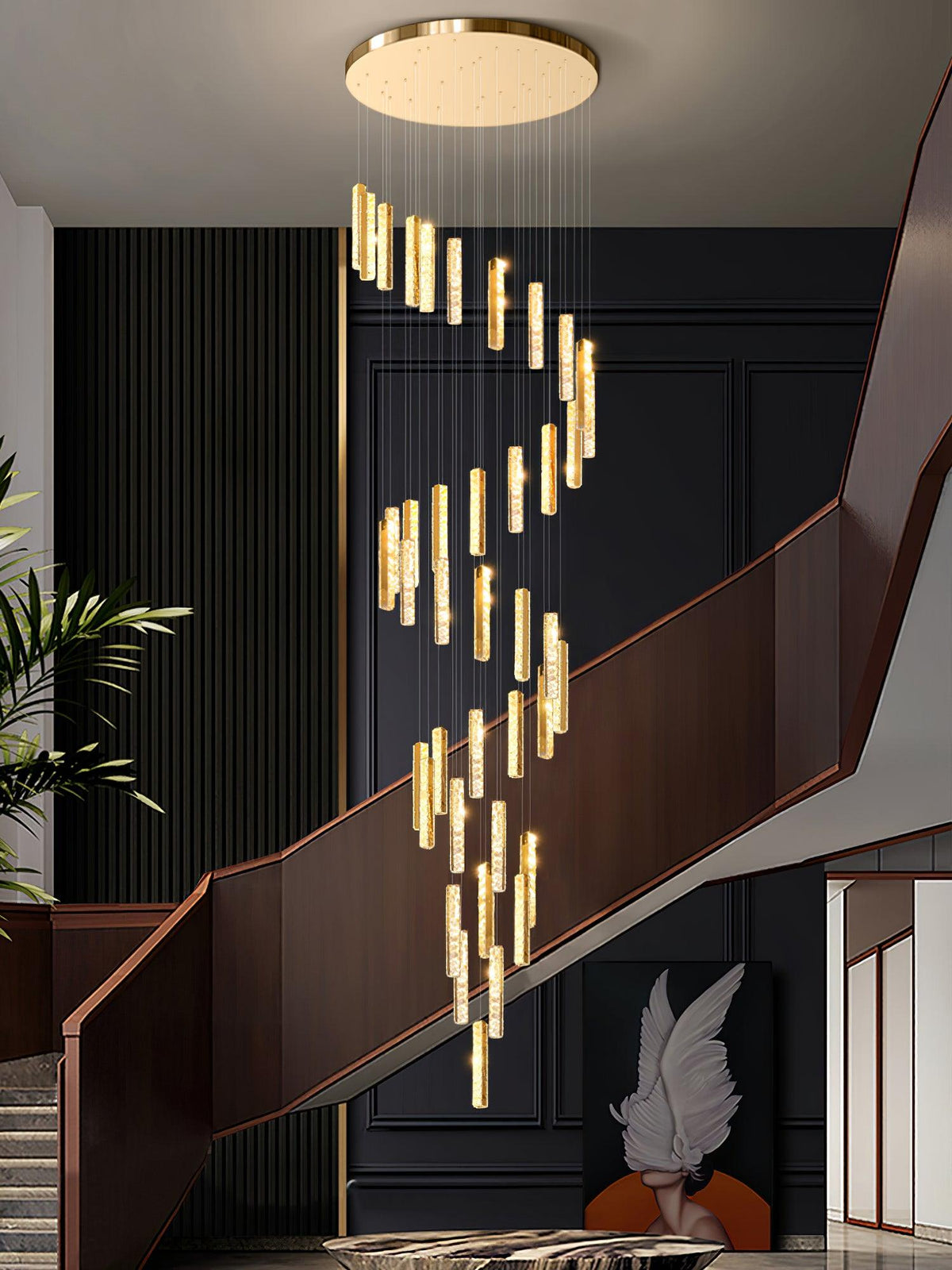 Sorenaria Kronleuchter Villa Forci Pendelleuchte Silber modern
