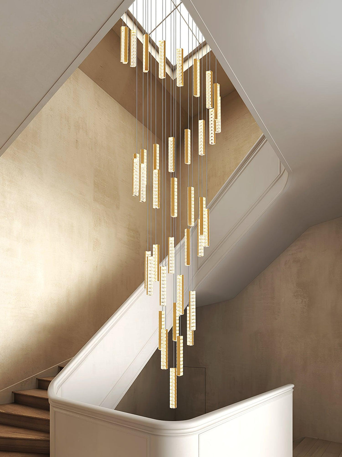 Sorenaria Kronleuchter Villa Forci Pendelleuchte Silber modern