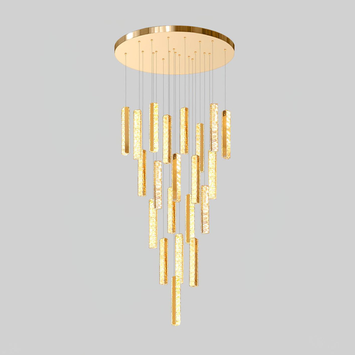 Sorenaria Kronleuchter Villa Forci Pendelleuchte Silber modern
