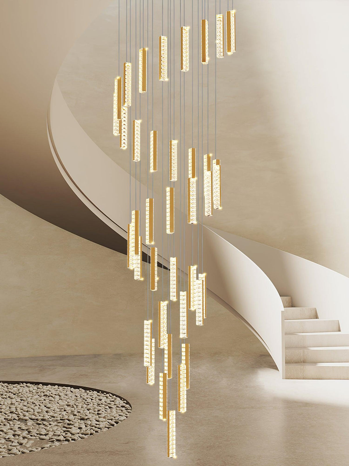 Sorenaria Kronleuchter Villa Forci Pendelleuchte Silber modern