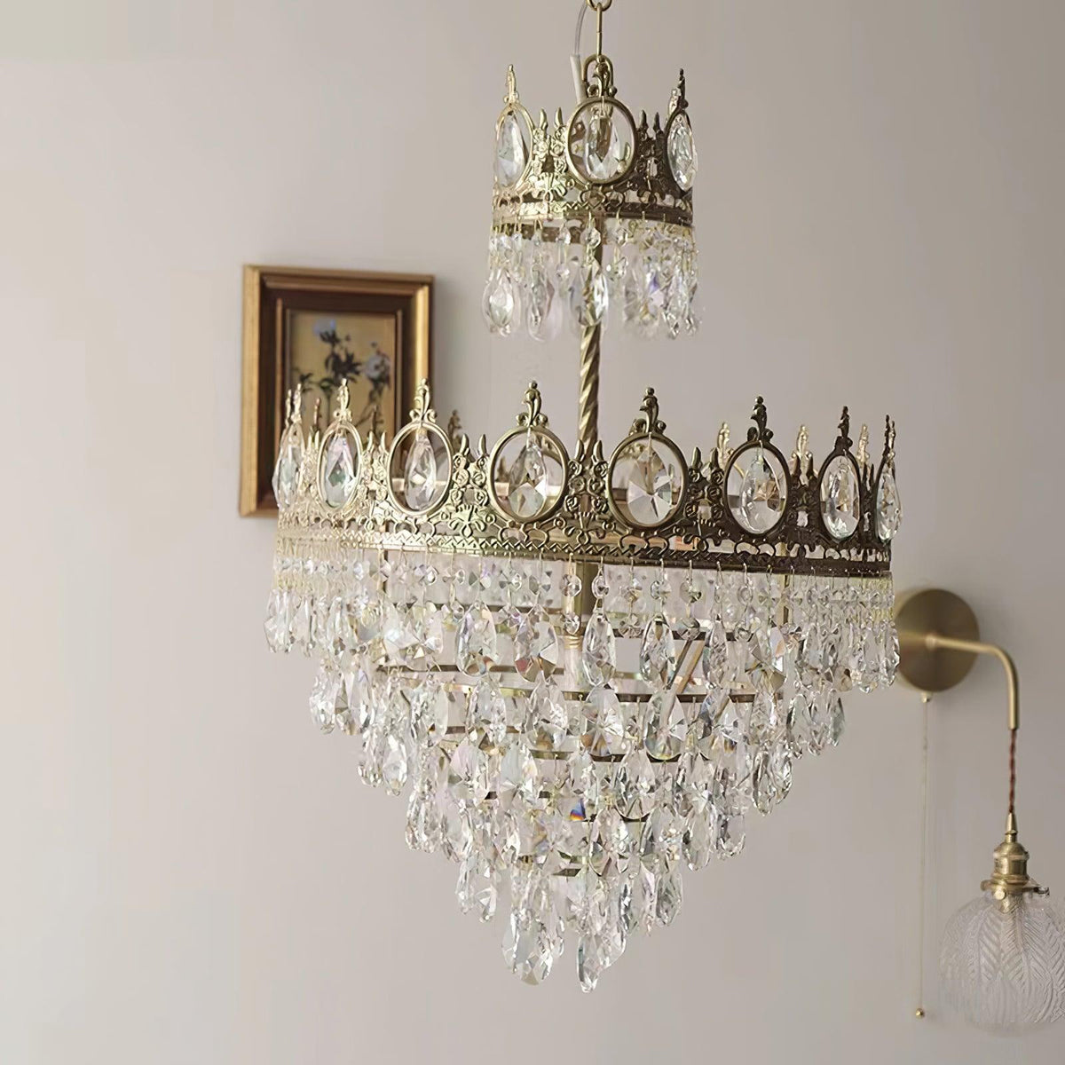 Luxeian Vintage Kristall-Kronleuchter